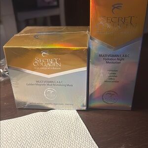 Gold and Silver Skincare Mask